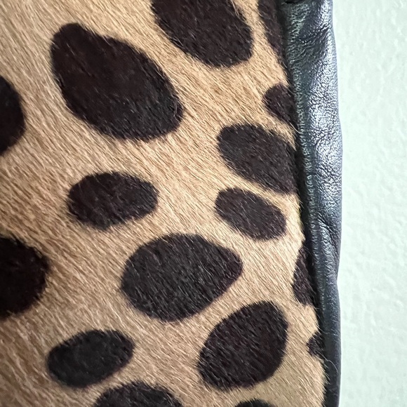 Clare V bag (only pouch) no strap, leather and printed cowhide - Picture 10 of 10
